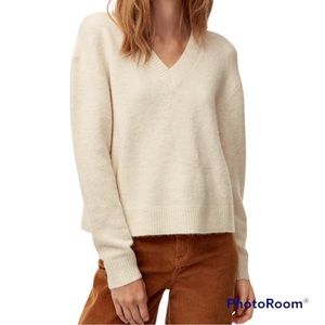 Wilfred Krause V-Neck 100% Merino Wool Sweater
